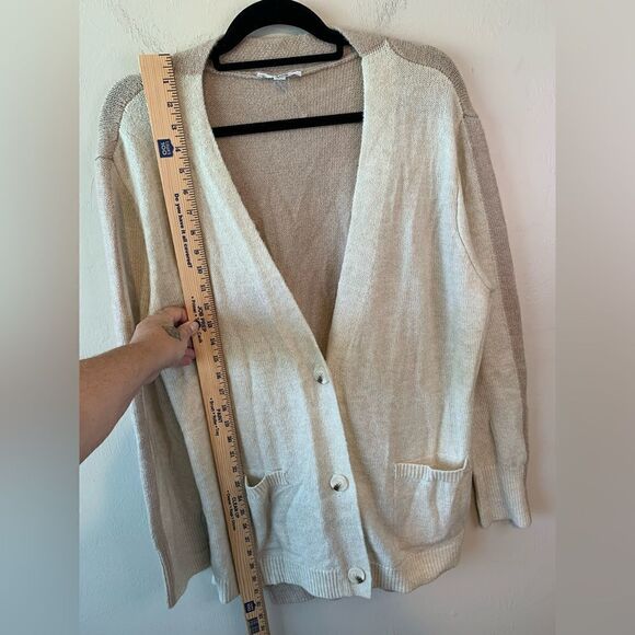 BB‎ Dakota Steve Madden Multi color tan long cardigan size XL - Picture 7 of 8